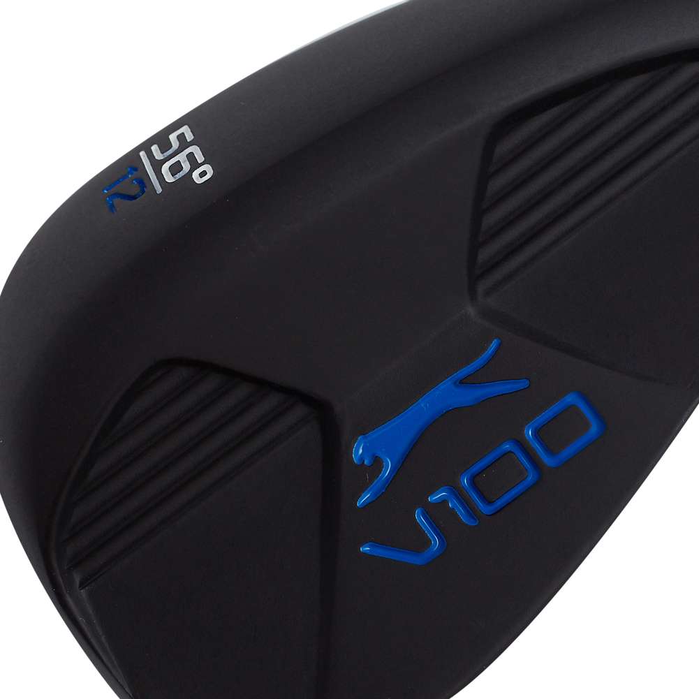 Slazenger V100 Lob Wedge Golfschläger Schwarz 56° Rechtshand 871031-90-56