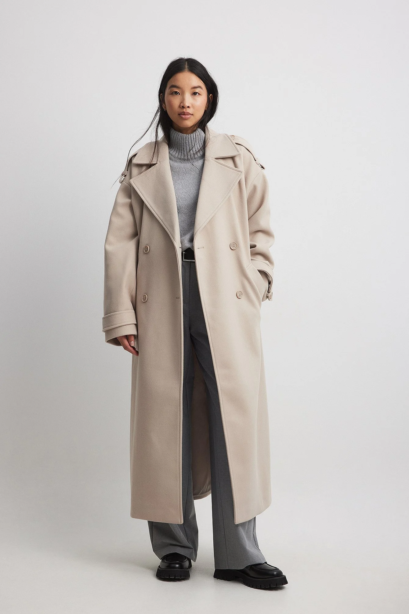 Dicker Oversize-Trenchcoat