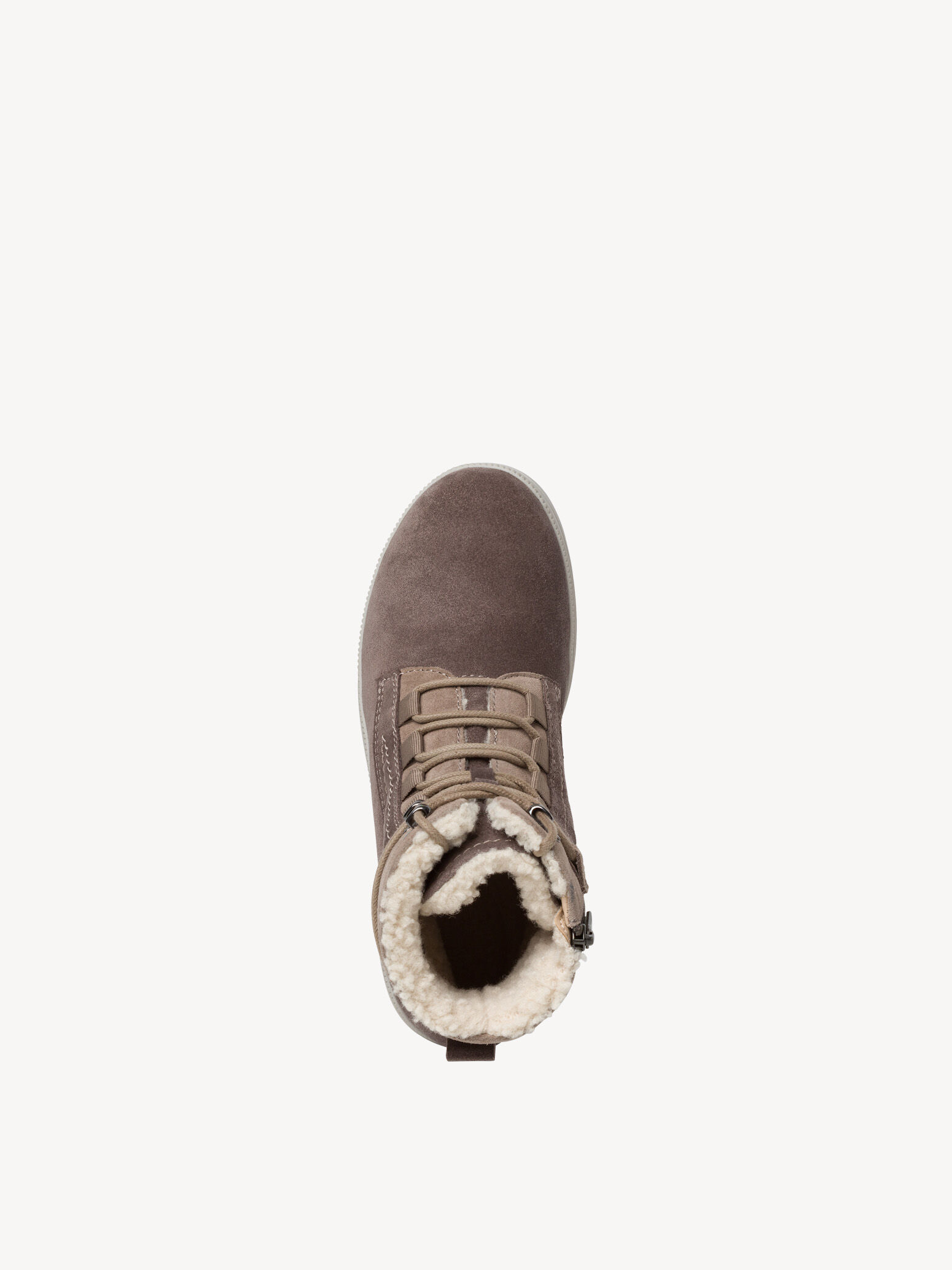 Bottine en cuir - gris