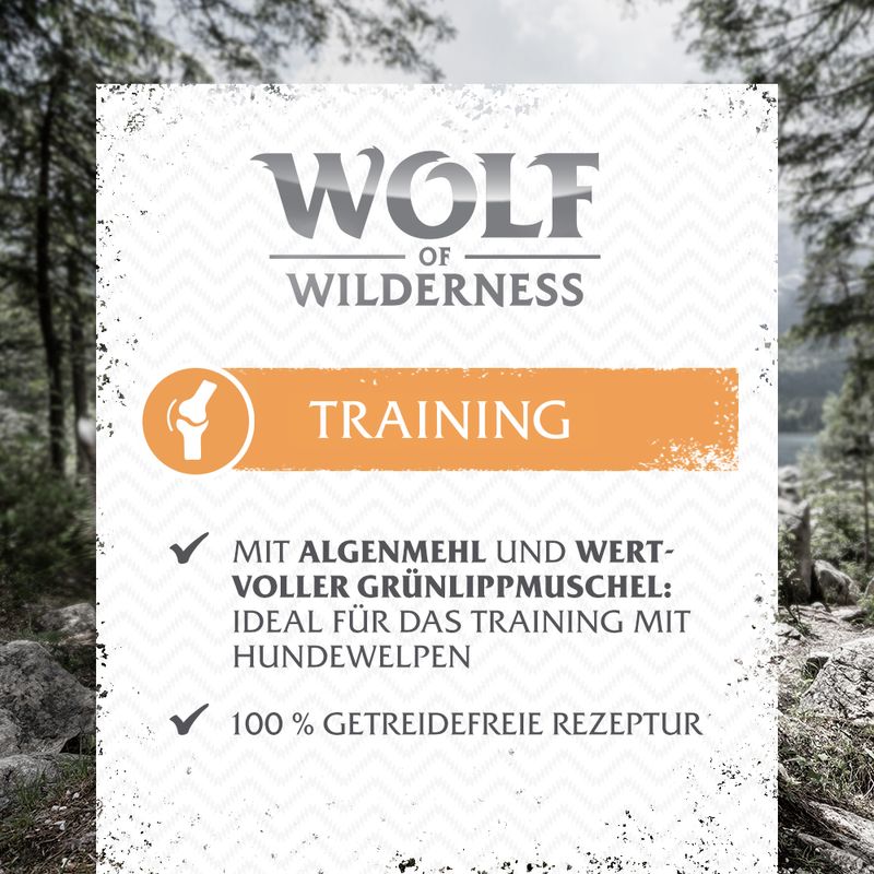 Wolf of Wilderness Training JUNIOR “Explore the Wide Acres” Huhn