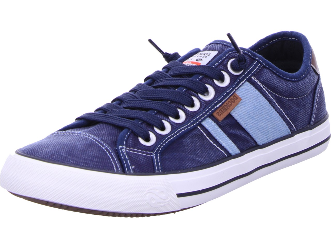 DOCKERS Freizeit Schnürer blau