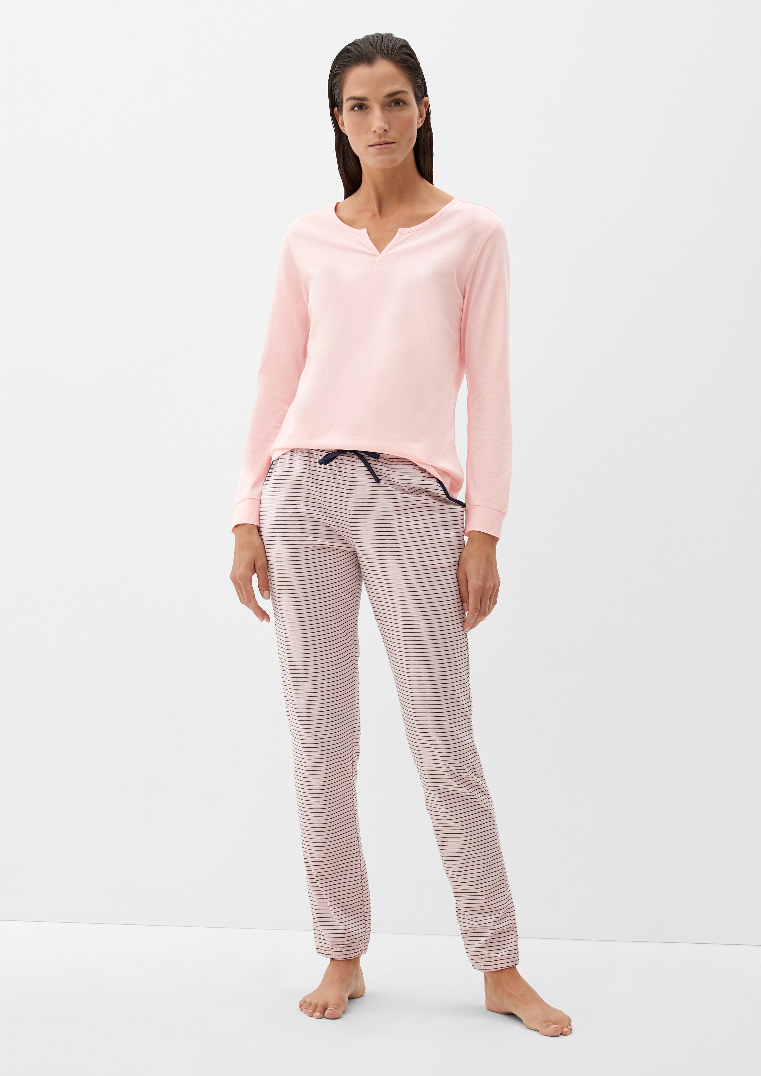 Pyjamashirt aus Baumwolljersey  6006276-4000