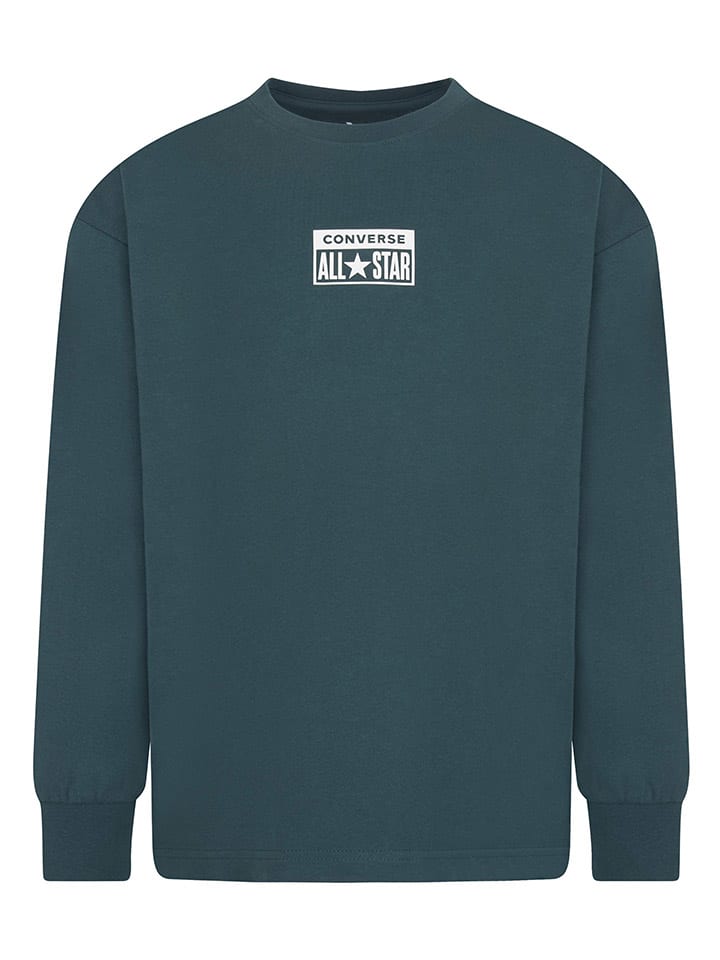 Converse Sweatshirt in Dunkelgrün günstig kaufen