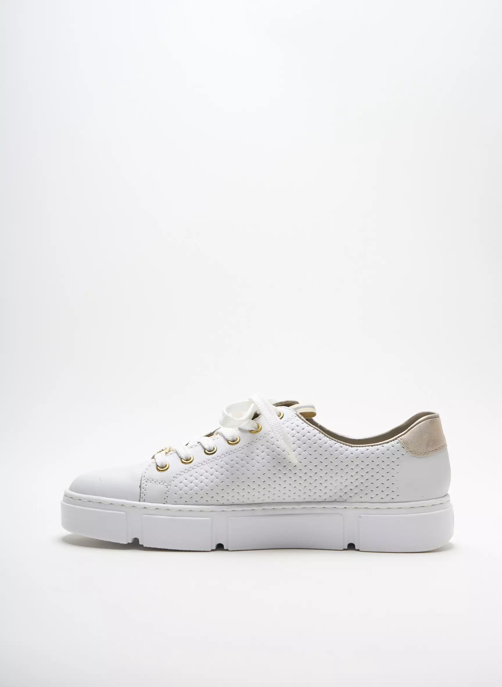 Rieker Baskets Femme couleur blanc