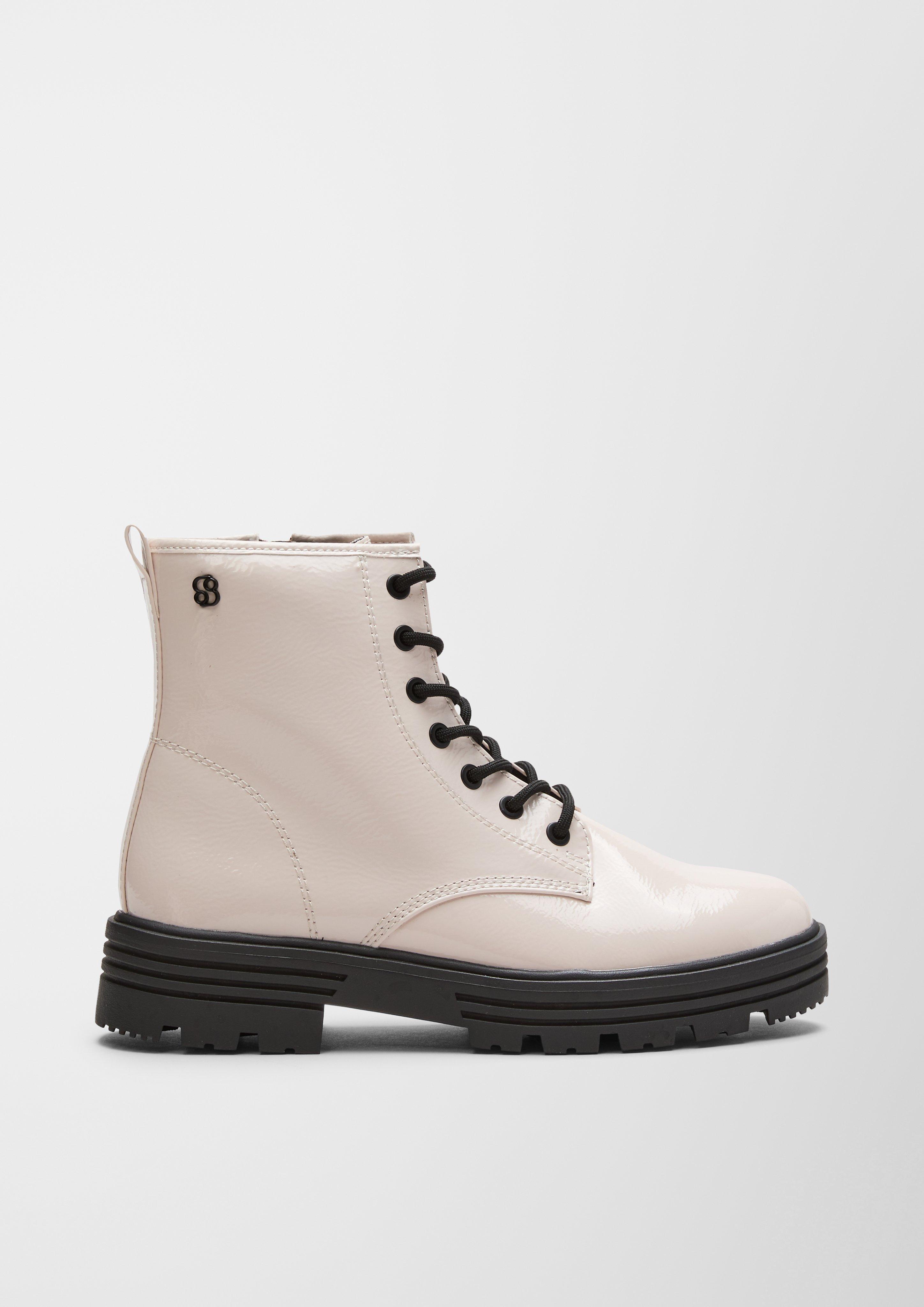 Schnürstiefel aus Kunstleder  6006494-466
