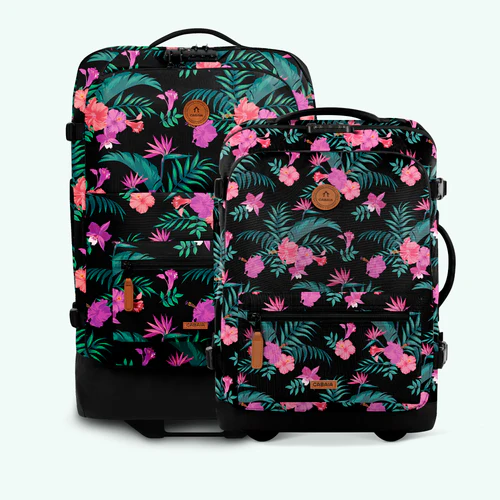 Set of 2 Valladolid Black suitcases