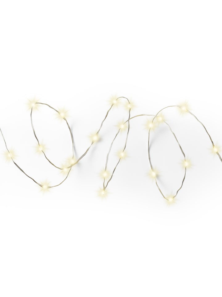 MARELIDA LED Solar Lichterkette Draht 100 LED L: 9,9m in silber günstig kaufen onesize