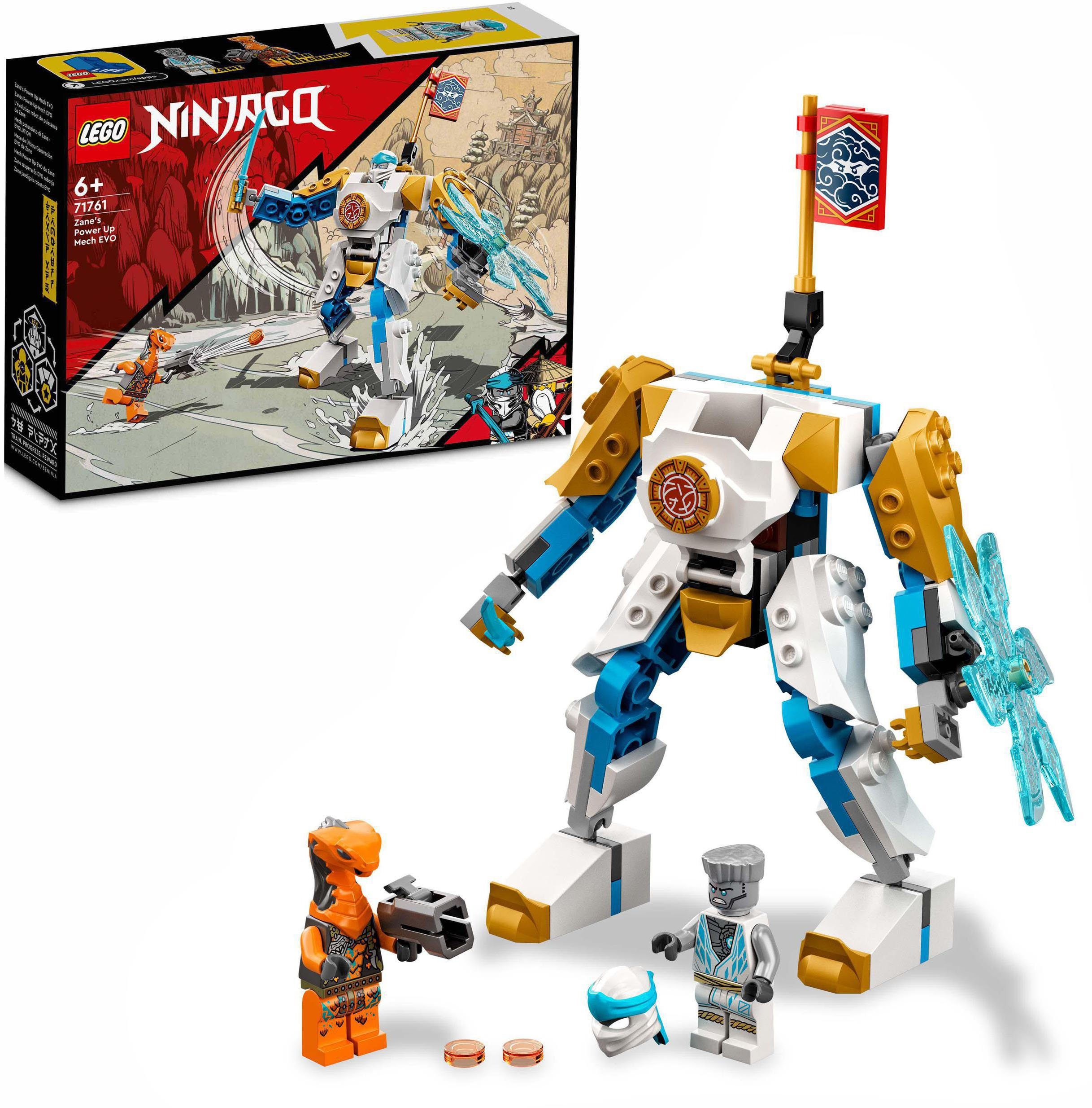 LEGO® Konstruktionsspielsteine Zanes Power-Up-Mech EVO (71761), LEGO® NINJAGO®, (95 St)
