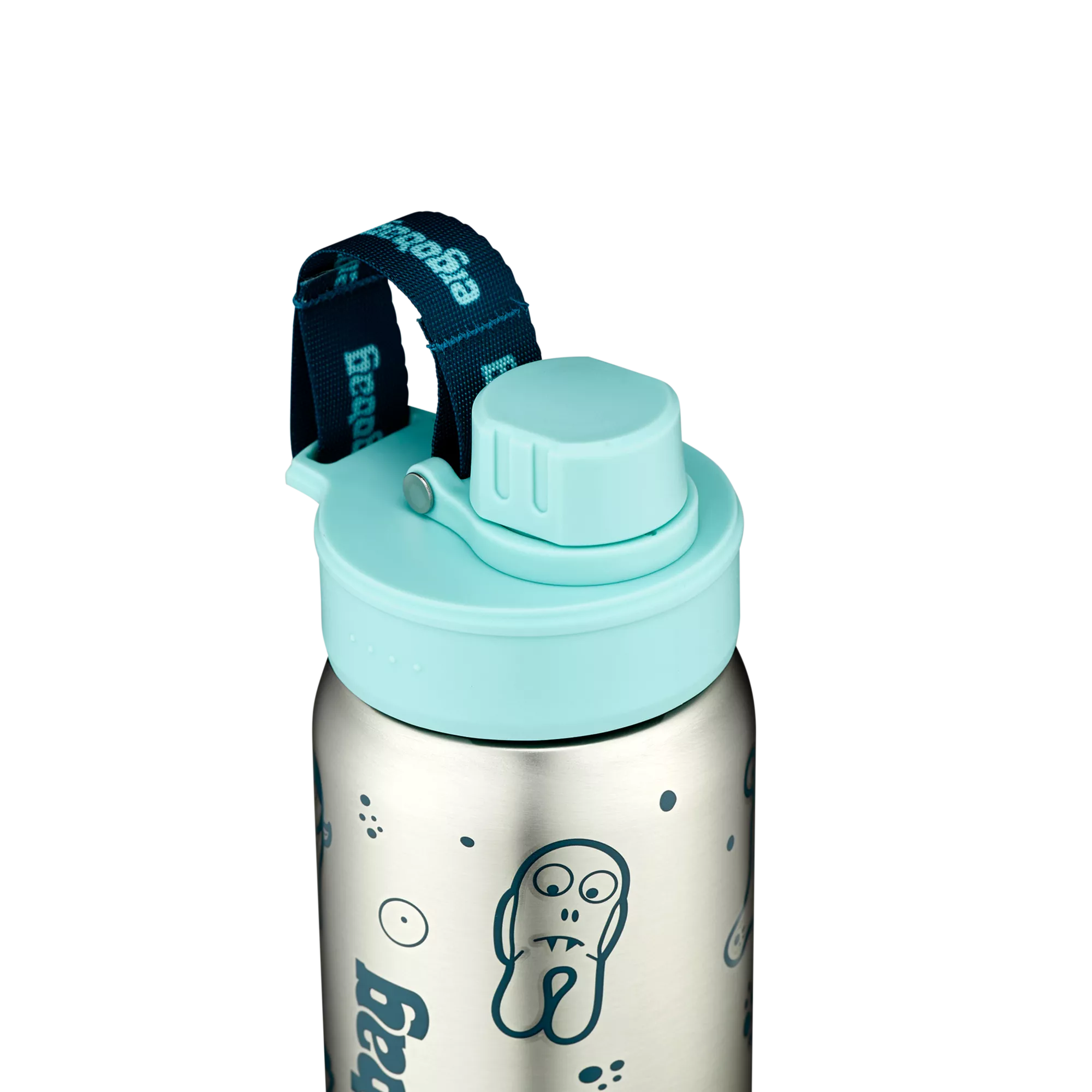ergobag Edelstahl Trinkflasche Petrol