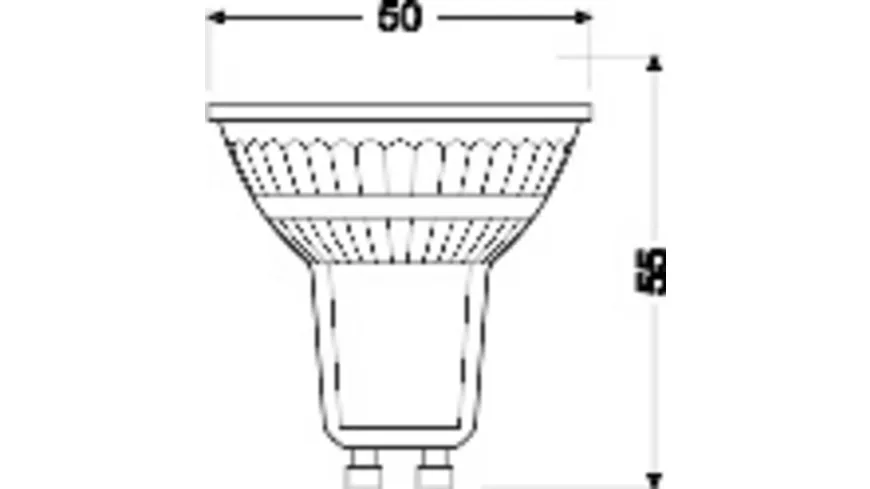OSRAM Led Lamps Energy Class B Energy Efficieny Reflector 50 36 °  2.2 Watt/2700 K GU10