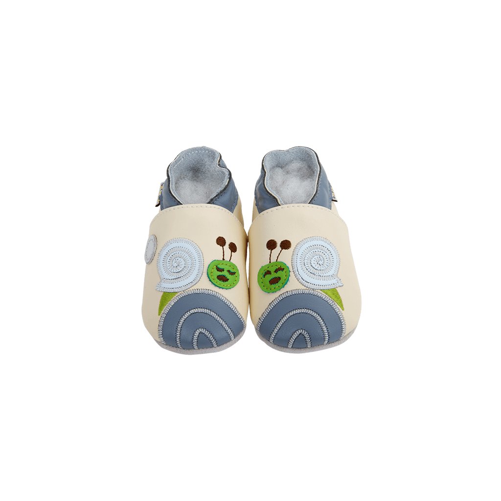 Lait et Miel Escargot Krabbelschuhe mit Schnecke
