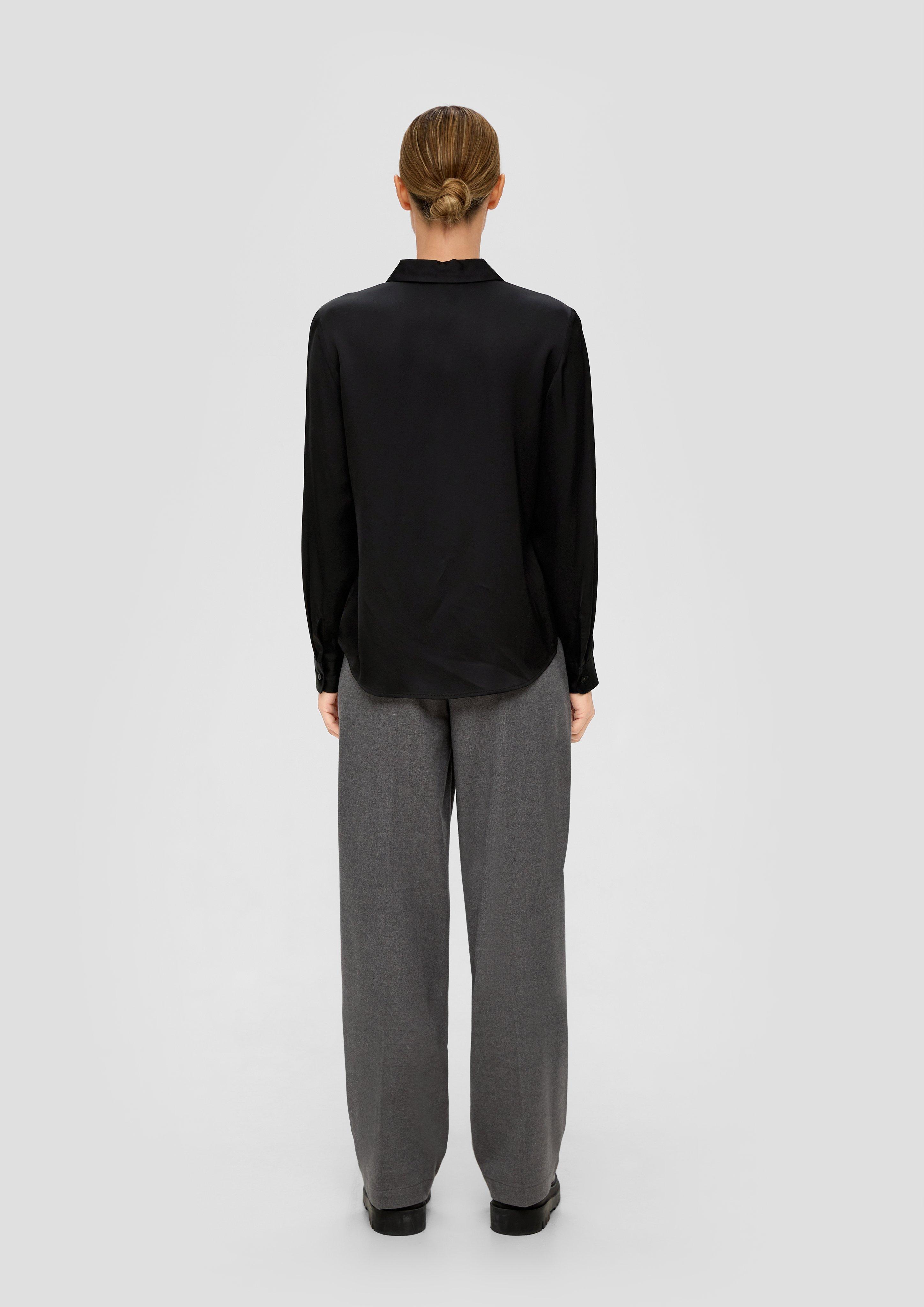 Satinbluse aus reiner Viskose  2139281-9999