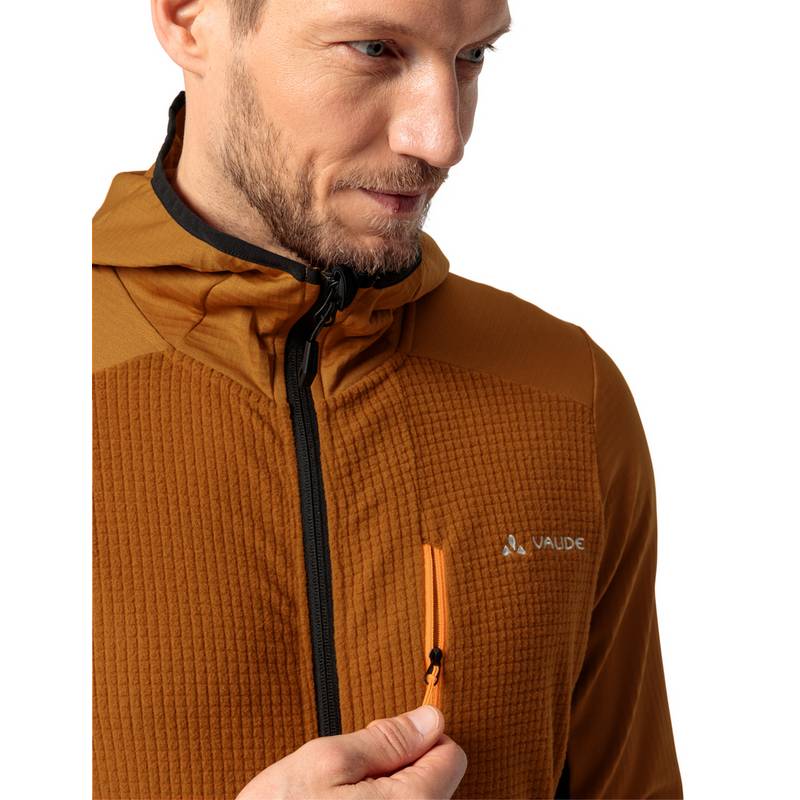 VAUDE Men's Monviso Hooded Grid Fleece Jacket Outdoorjacke Herren
