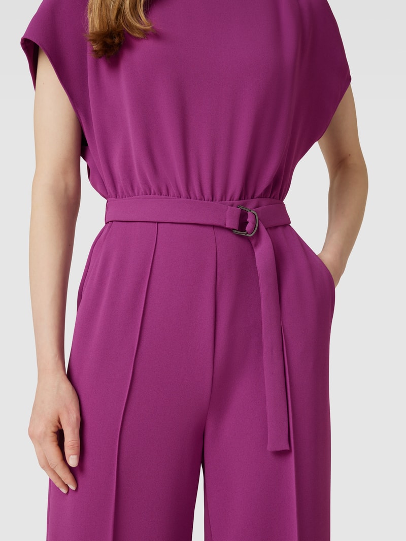 Jumpsuit mit Bindegürtel Modell 'WEDDING SPECIAL' in fuchsia