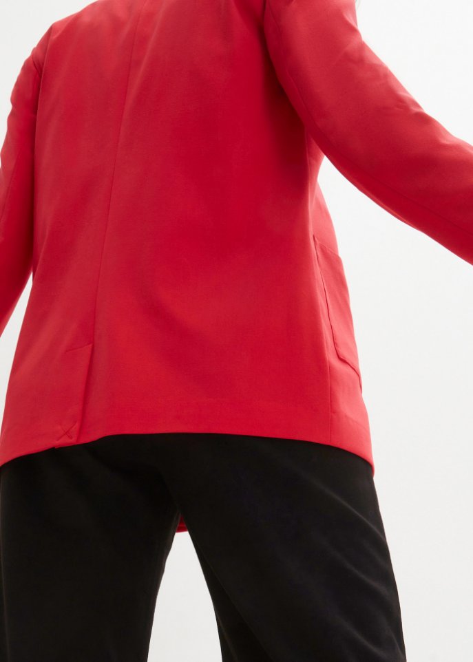 Lockerer Blazer mit aufgesetzten Taschen