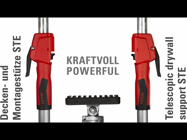 Bessey STE300 griestu un montāžas kronšteins ar sūkņa rokturi 1700–3000 mm 350 kg