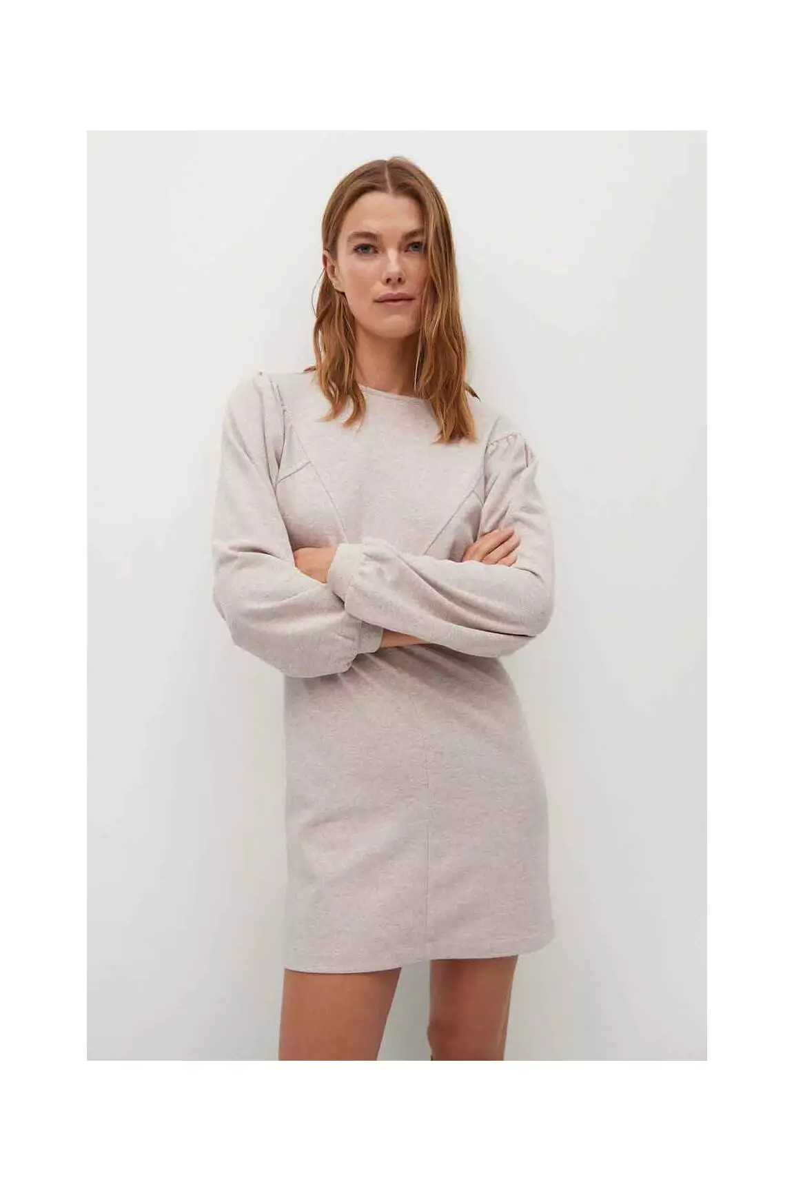 Mango Robes Mi Longues Femme couleur marron