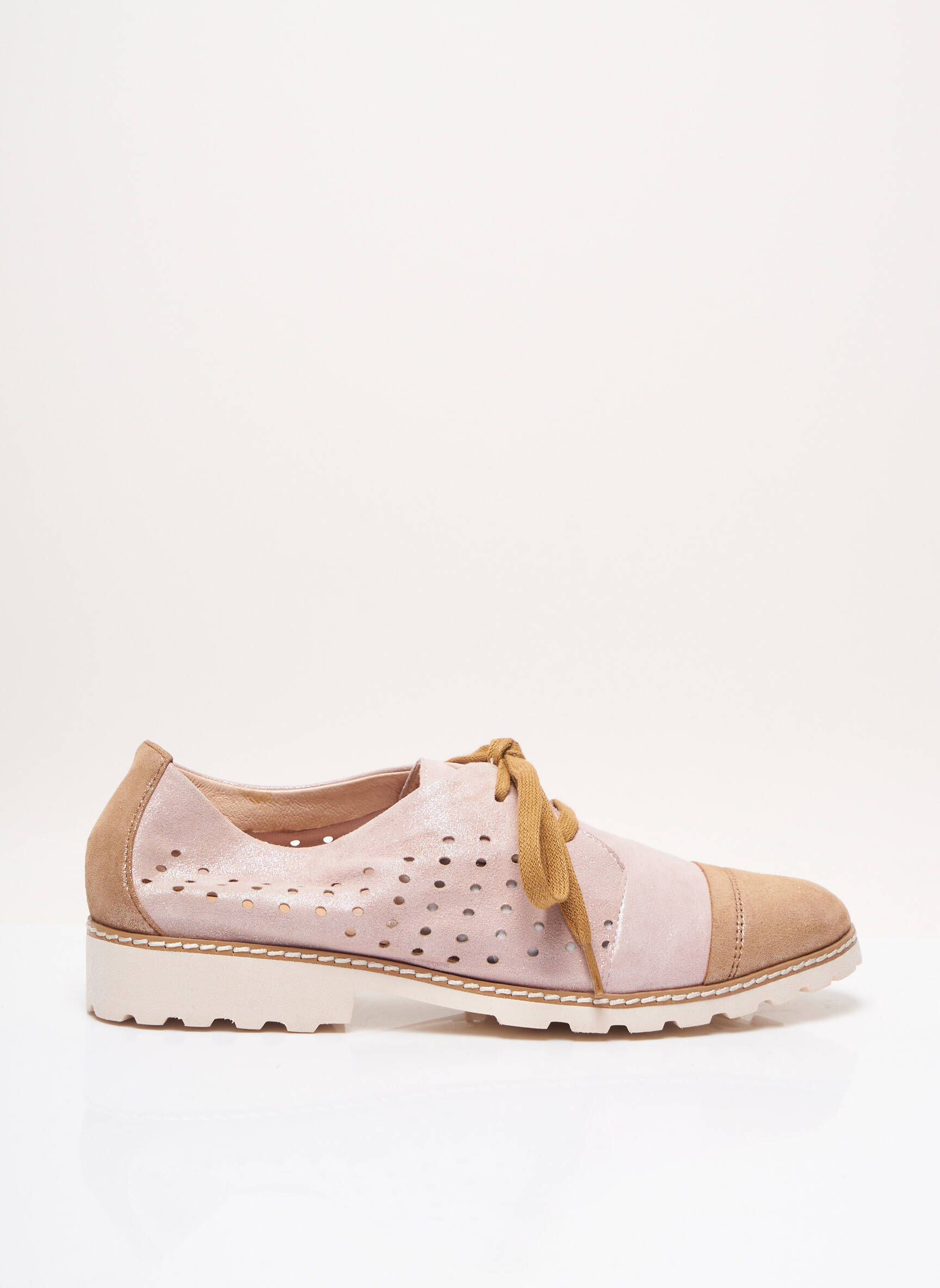 Fugitive By Francesco Rossi Derby Femme couleur rose