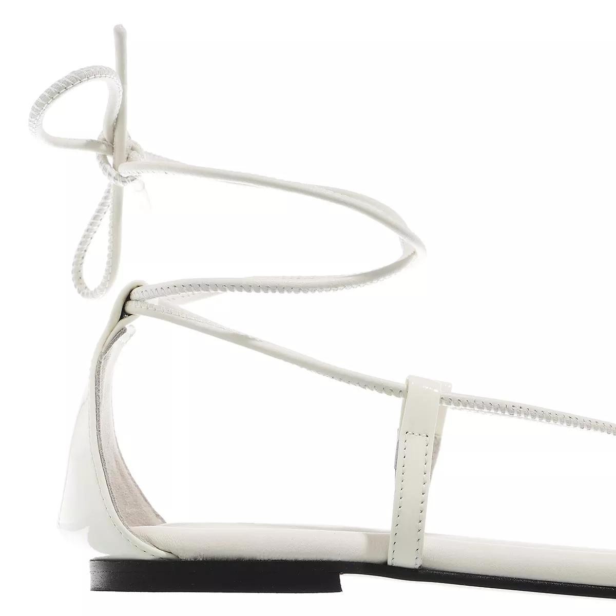 HUGO BOSS Riemchen Sandalen weiss Sandale