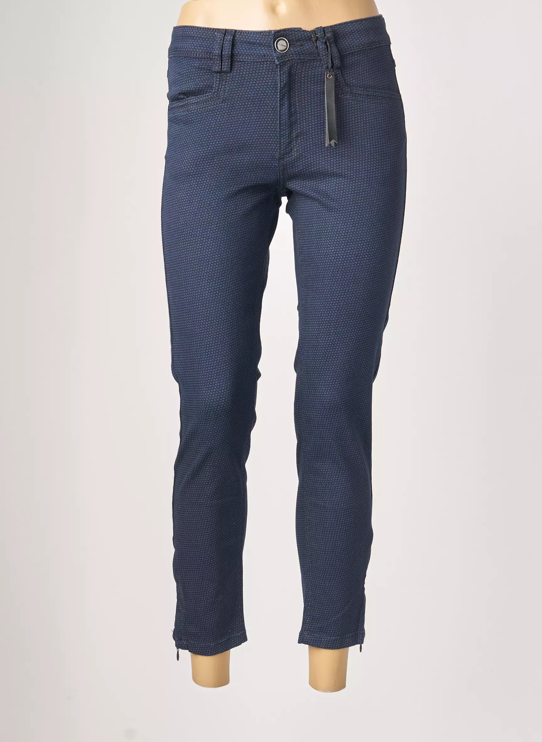 Para Mi Pantalon7 8 Femme couleur bleu