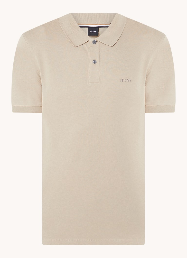 Polo HUGO BOSS Pallas de corte regular em algodão piqué