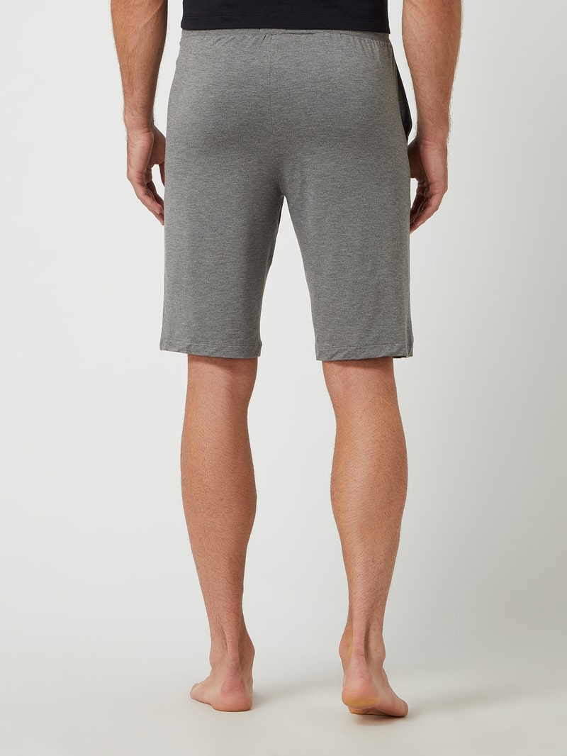Lounge-Hose mit Stretch-Anteil in mittelgrau meliert