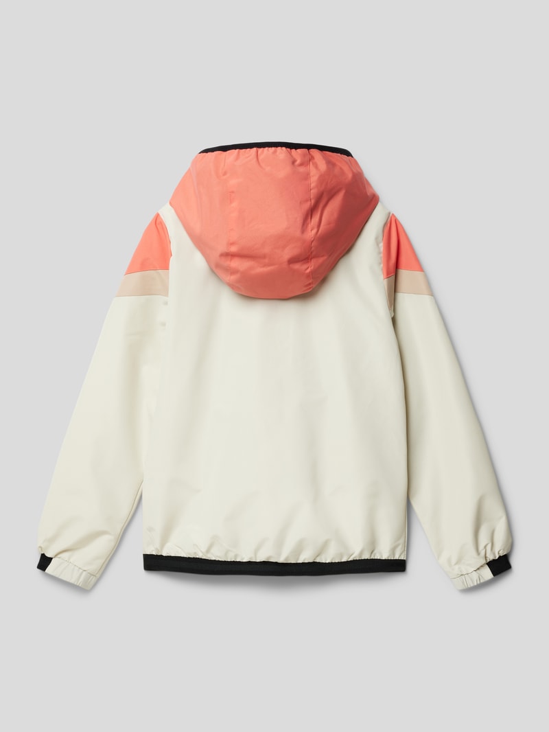 Jacke mit Kapuze Modell 'CALYA' in koralle