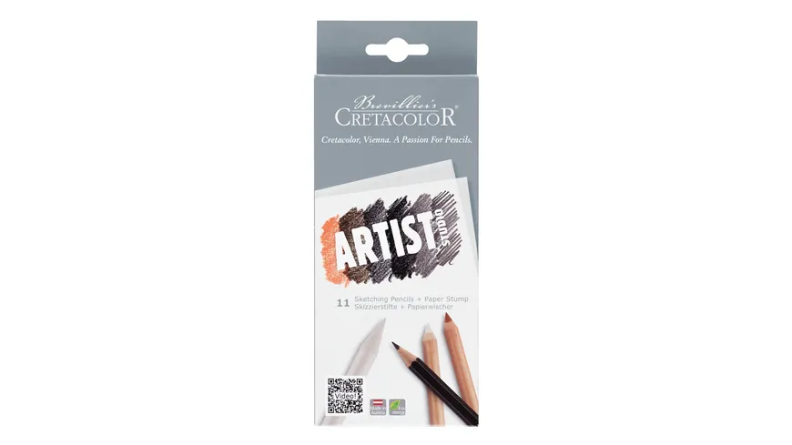 CRETACOLOR Skizzierstifte + Papierwischer