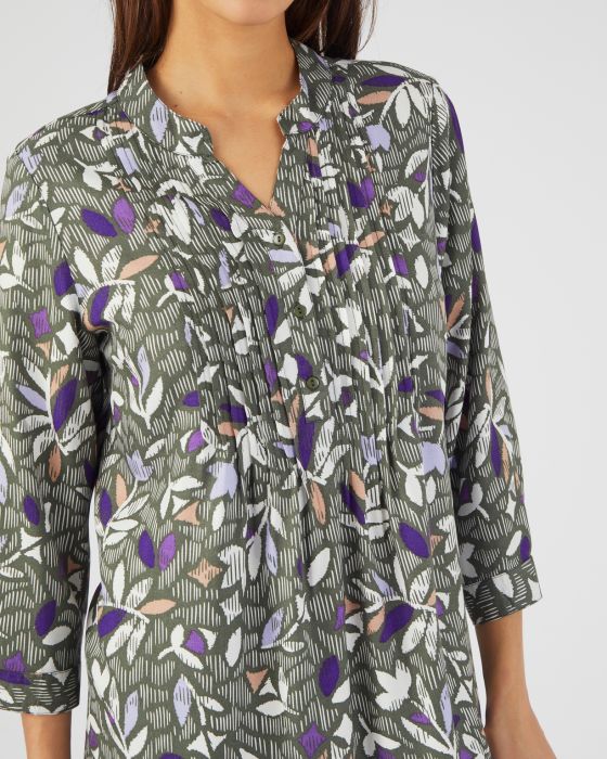 Tunique pure viscose imprimée