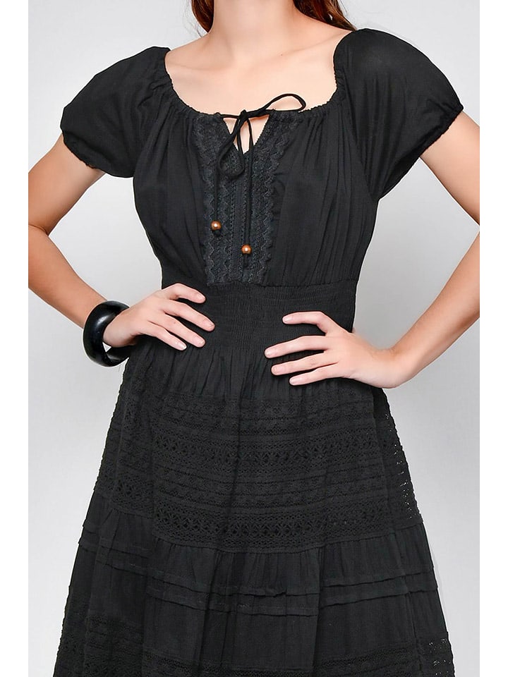 Tarifa Kleid in Schwarz günstig kaufen