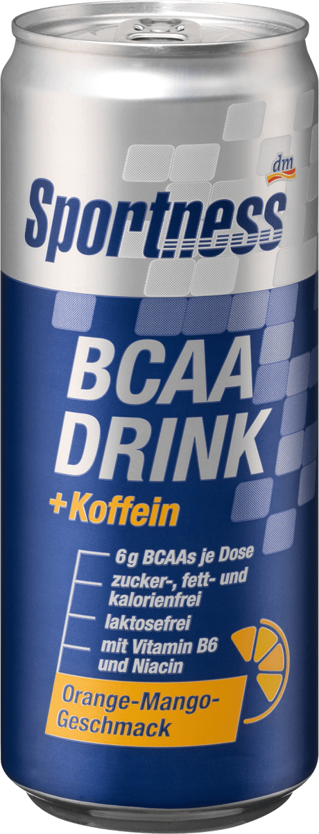 BCAA Drink + Koffein, Orange-Mango-Geschmack, 330 ml EINWEG