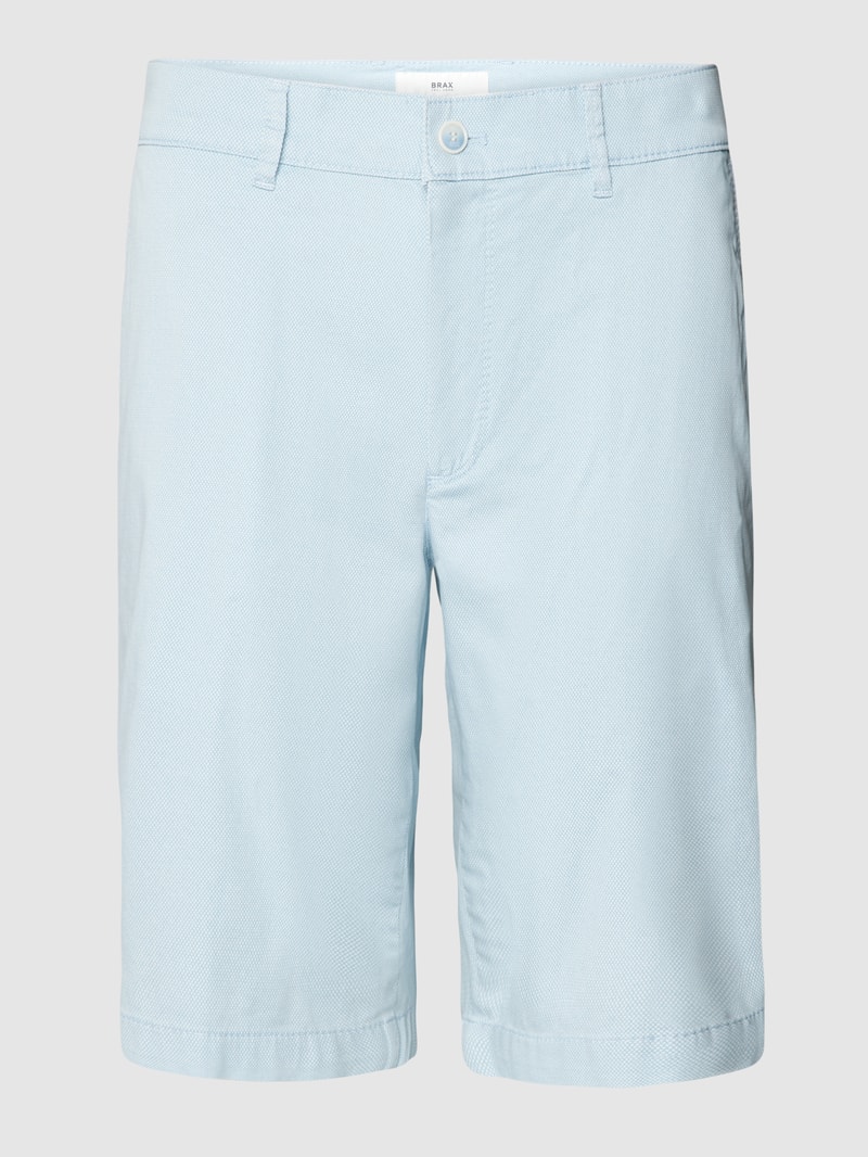 Bermudas mit Knopf- und Reißverschluss Modell 'BOZEN' in hellblau