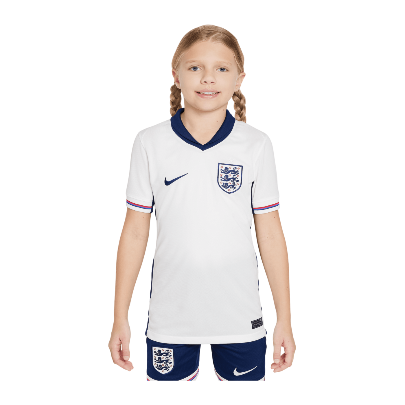 Nike England Trikot Home EM 2024 Kids Weiss F100