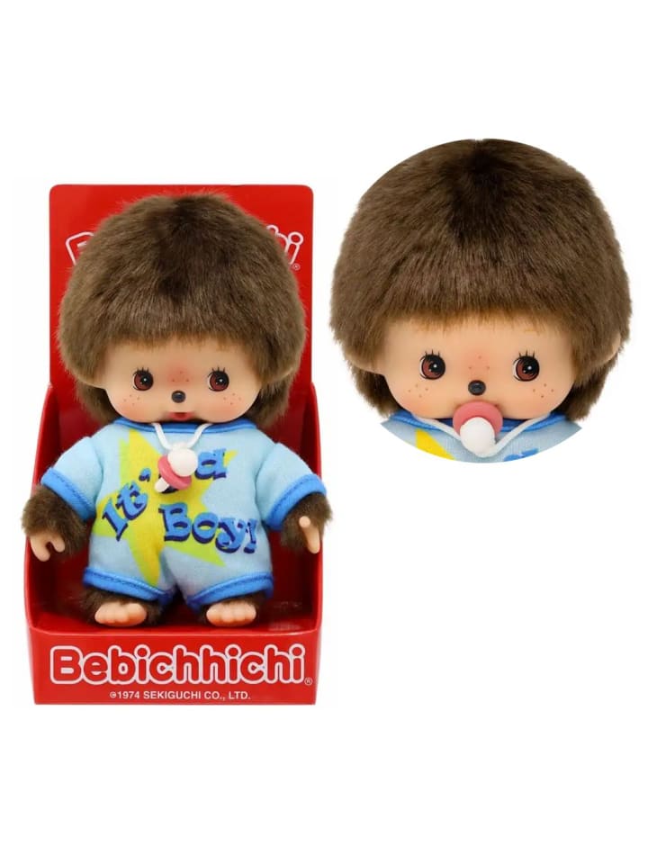 Monchhichi Bebichhichi | Junge Baby | It´s a Boy | 13 cm | Monchhichi Puppe günstig kaufen onesize