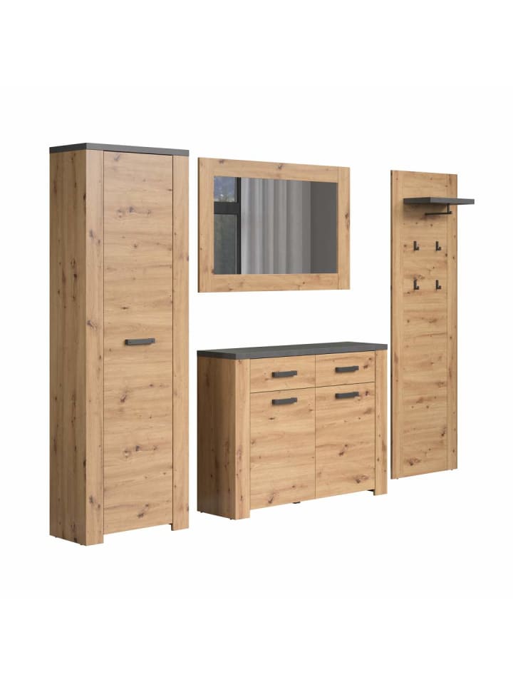 ebuy24 Garderobenmöbel Follow Eiche 270 x 35 cm günstig kaufen onesize