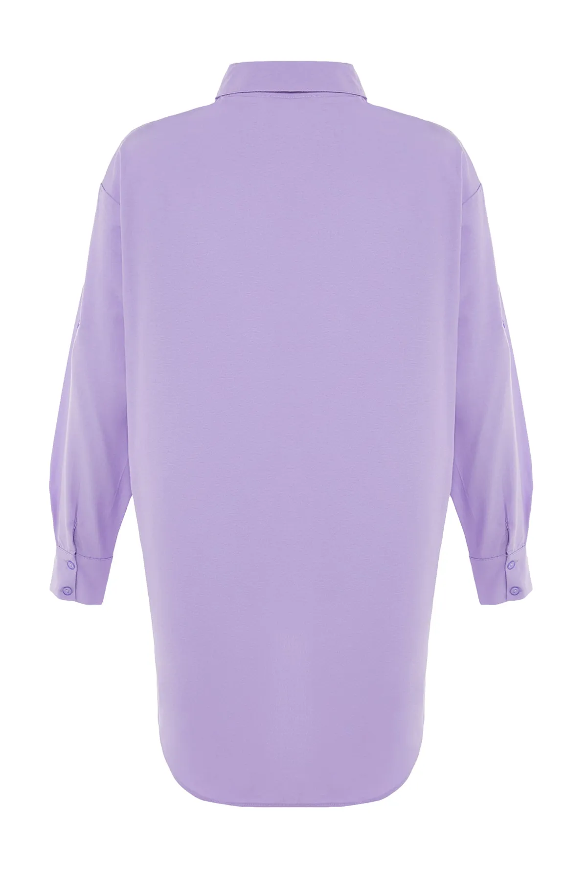 Trendyol Collection  Lila gewebtes Hemd TBESS22GO0664