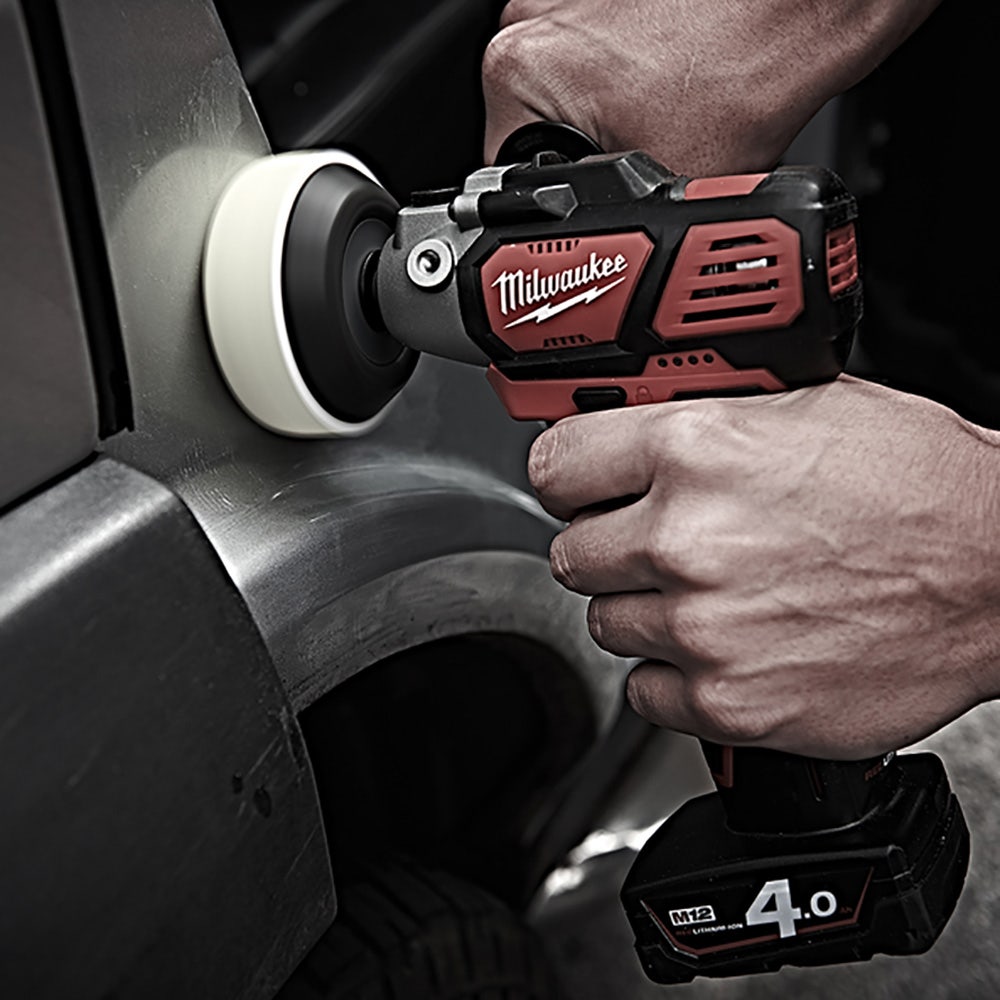 MILWAUKEE 12V 2 x 2.0Ah Spot Polisher/Detail Sander Kit M12BPS-202B