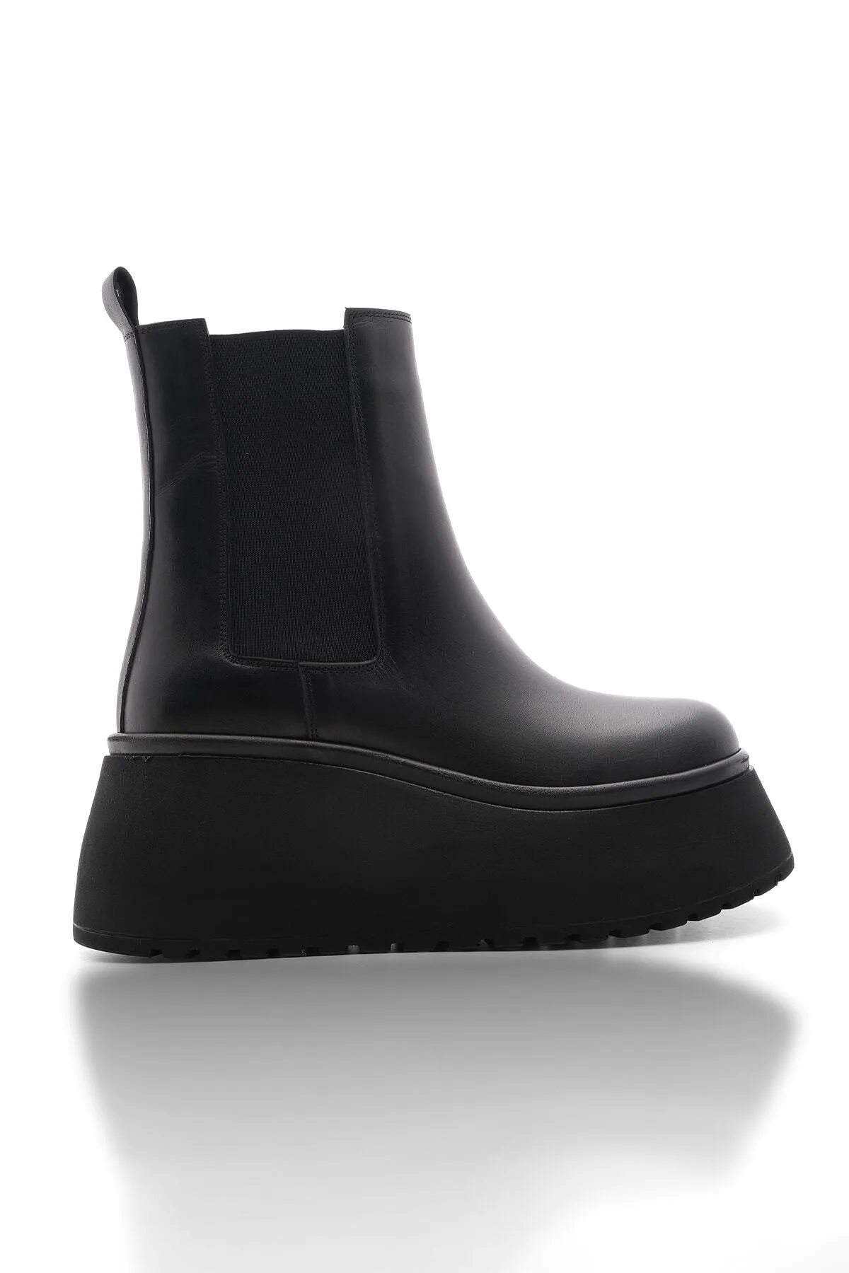 Marjin  Stiefelette - Schwarz - Keilabsatz