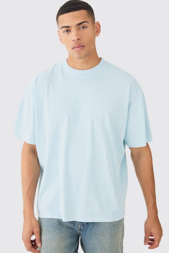 Oversize T-Shirt mit Pour Homme Print
