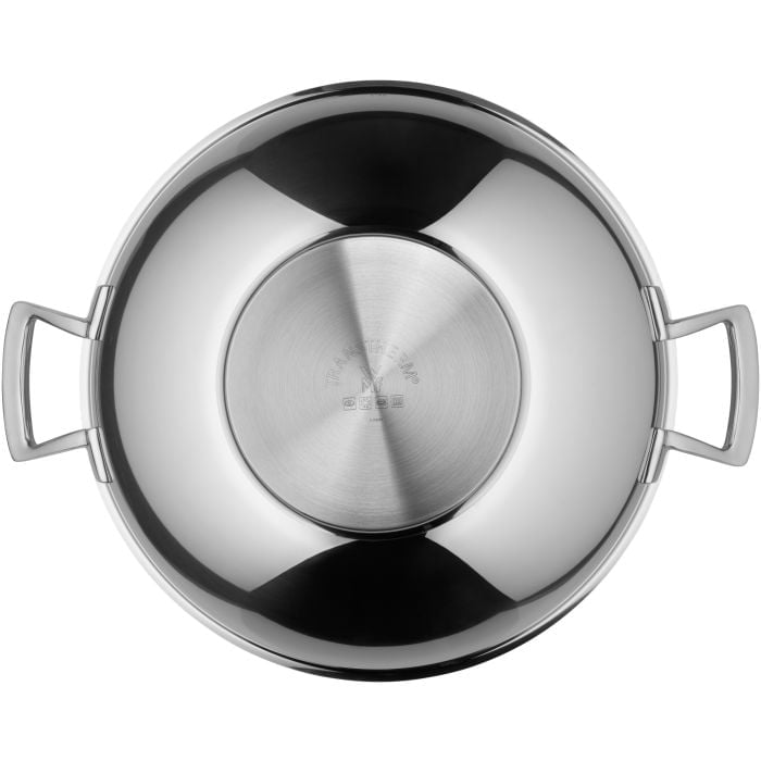 Wok mit Glasdeckel, 36 cm