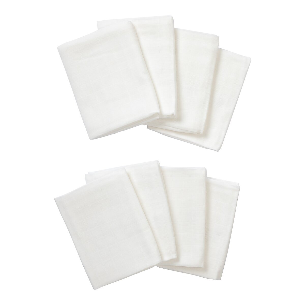8er-Pack Mullwindeln 80x80 cm