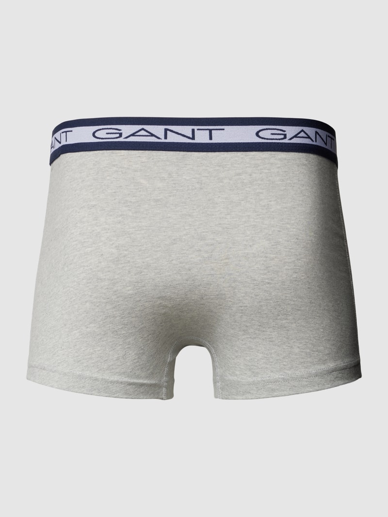 Trunks mit elastischem Logo-Bund im 3er-Pack in hellgrau meliert
