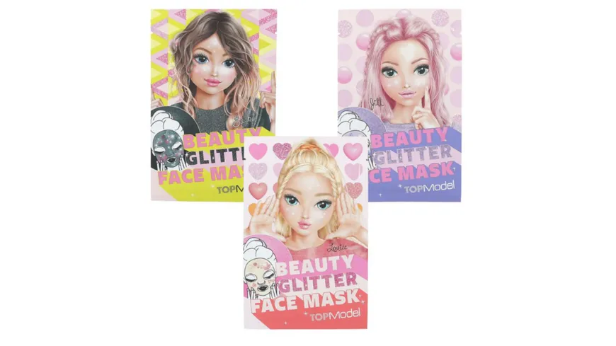 TOPModel Tuchmaske Glitzer BEAUTY and ME sortiert
