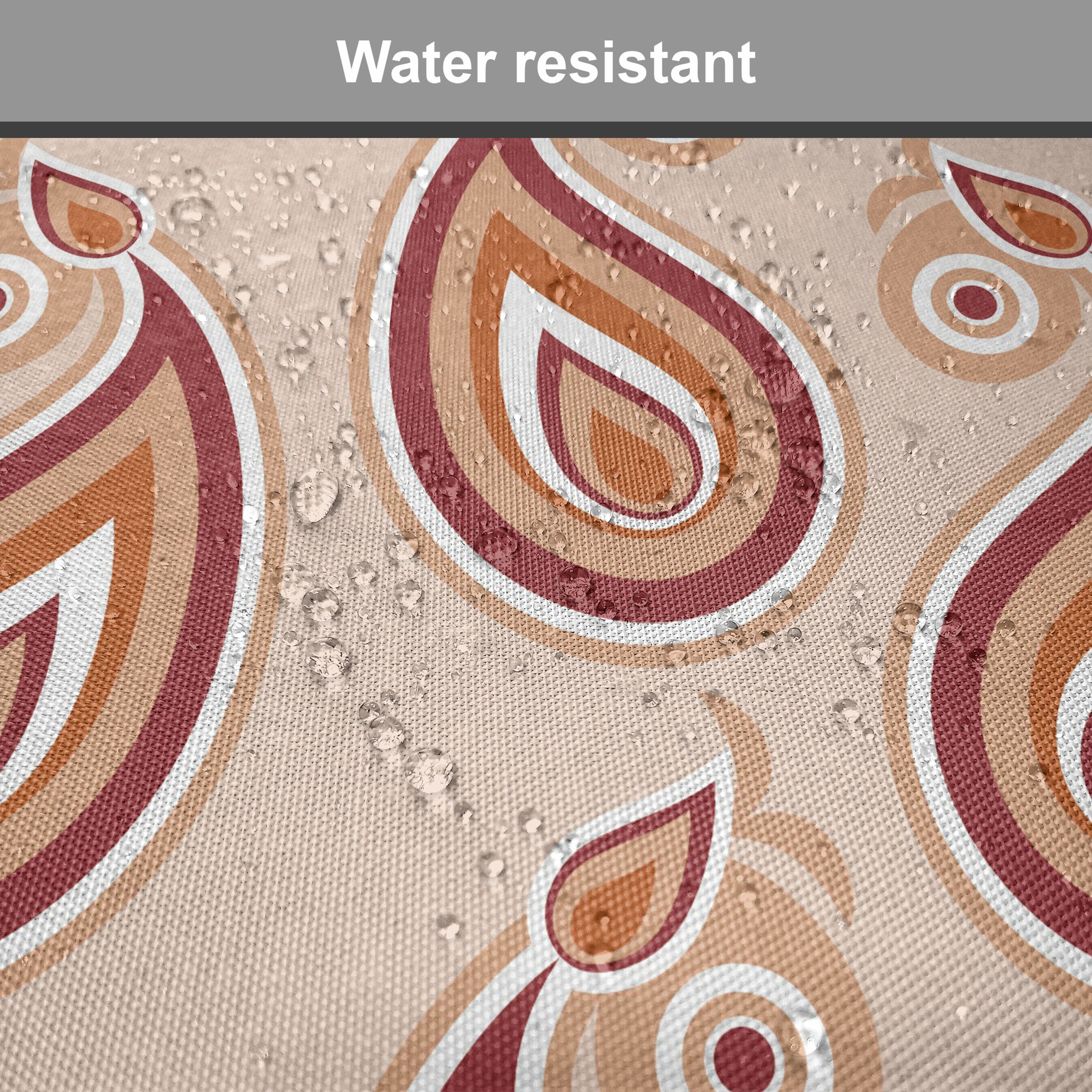 Abakuhaus Stuhlkissen Dekoratives wasserfestes Kissen mit Riemen für Küchensitze, Paisley Persisch-Art-Muster