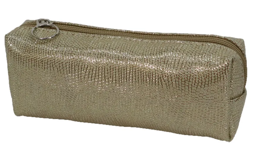 Kosmetiktasche creme / gold