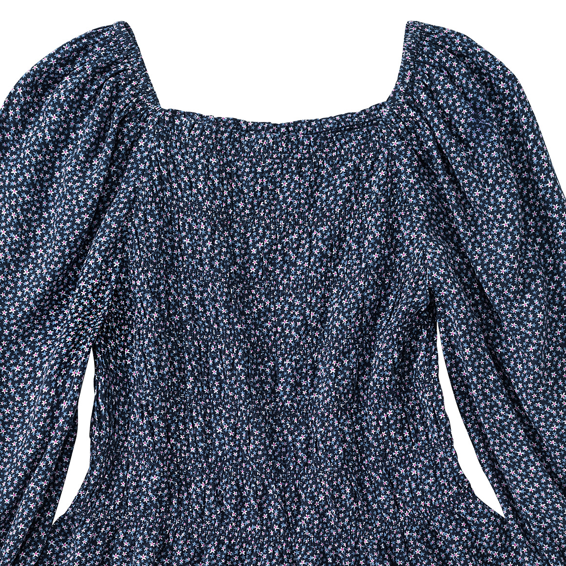 Mädchen Bluse mit Bümchen-Allover
