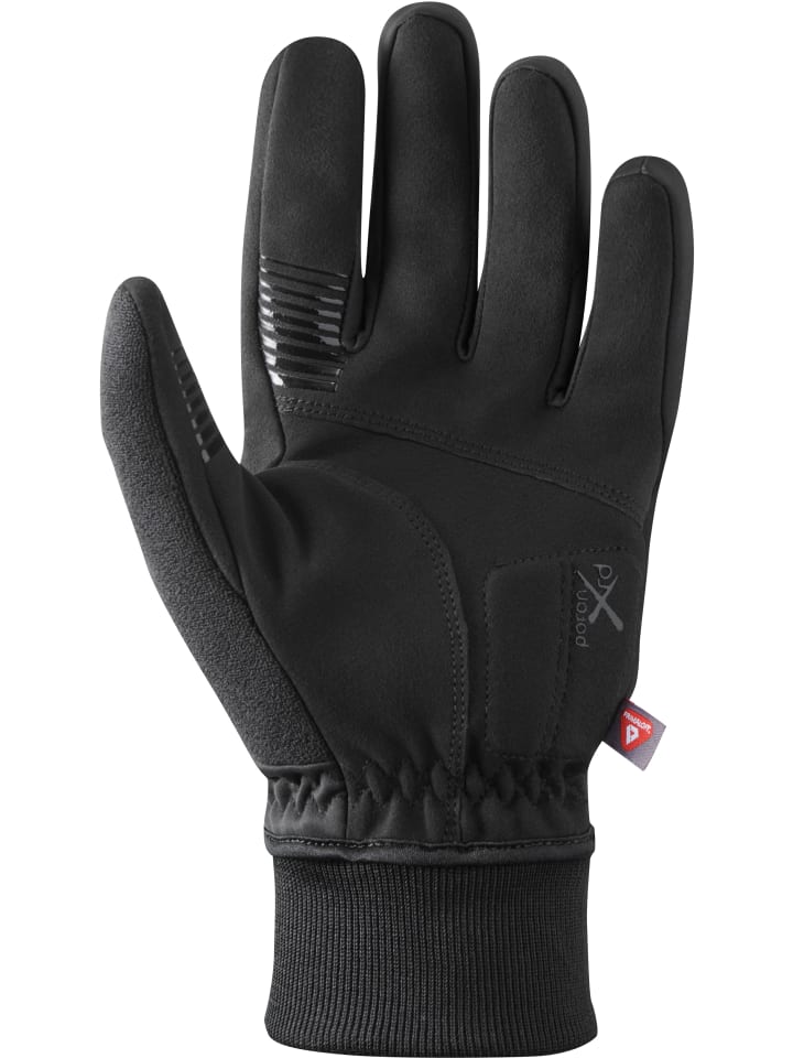 SHIMANO Fahrrad-Handschuhe WINDSTOPPER Primaloft in schwarz günstig kaufen