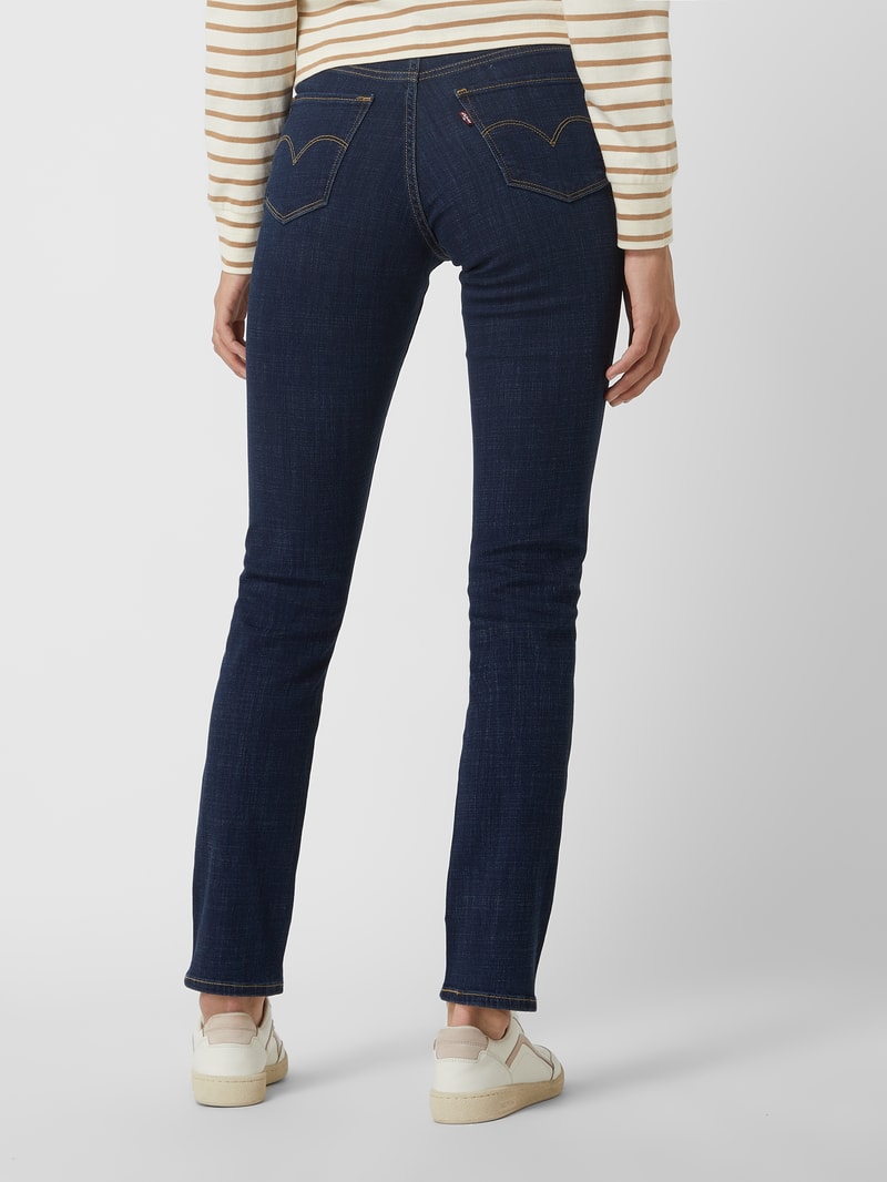 Shaping Slim Fit Jeans mit Stretch-Anteil Modell '312' in dunkelblau