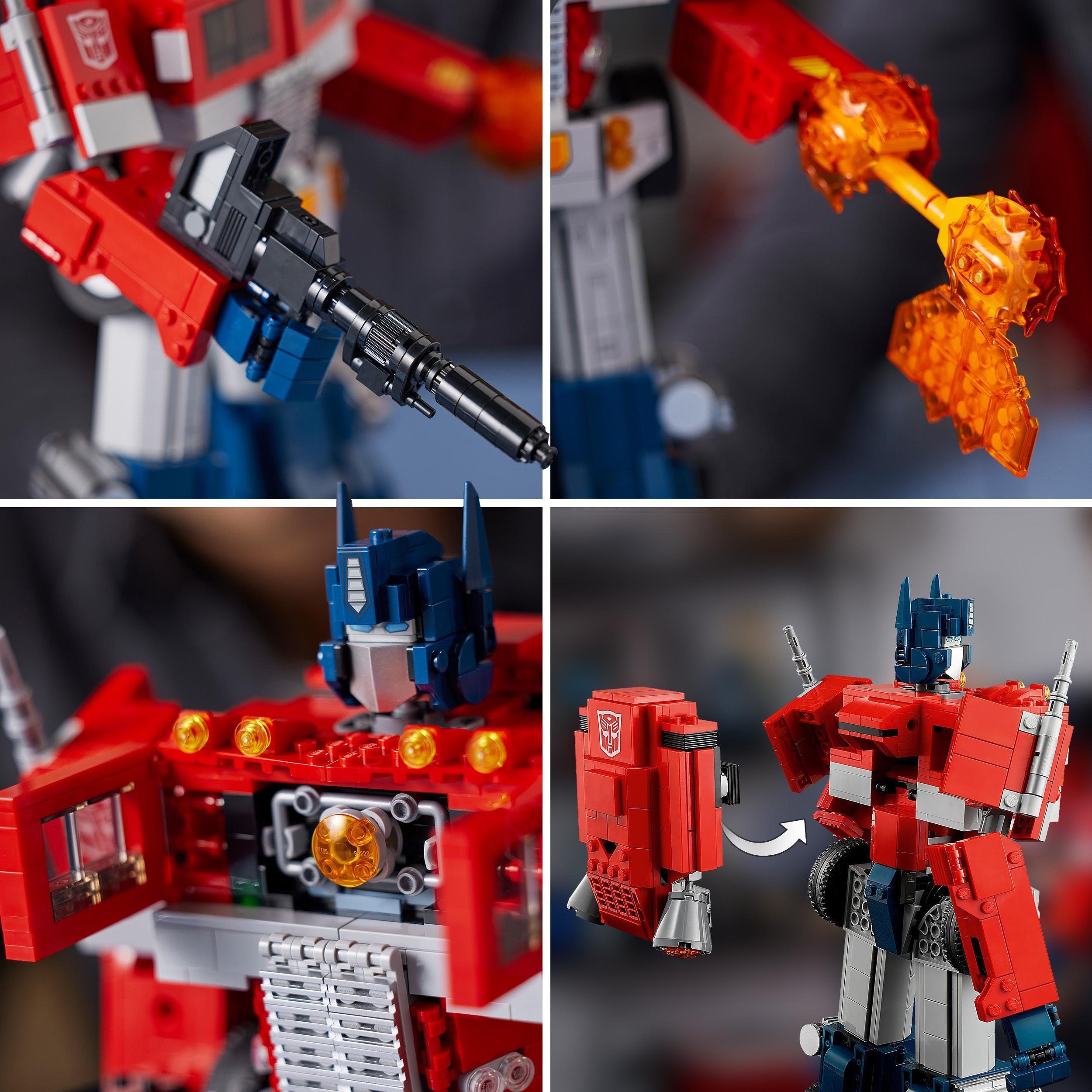LEGO® Konstruktionsspielsteine Optimus Prime (10302), LEGO® Icons, (1508 St), Made in Europe
