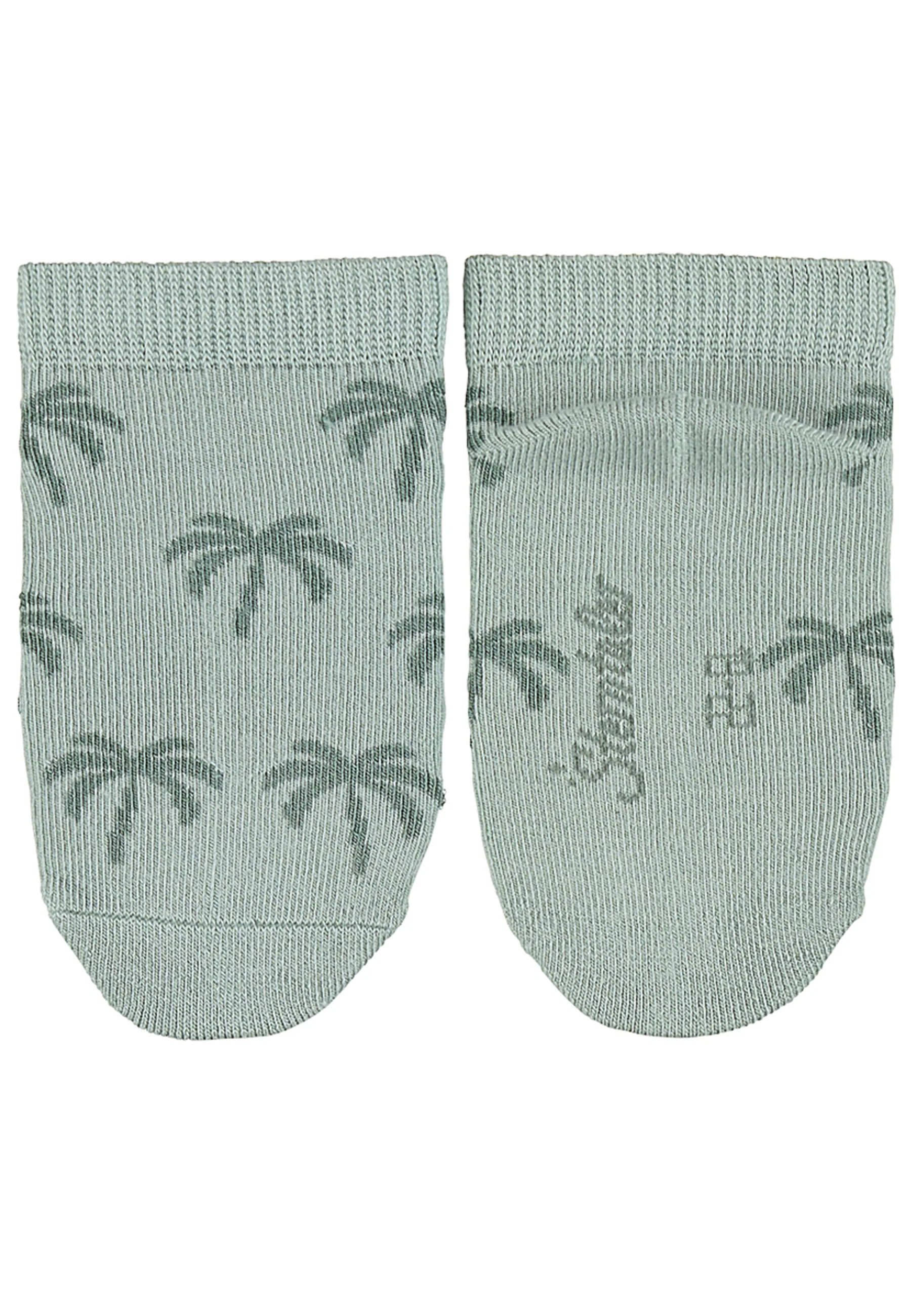 Sneaker Socken Kinder 3er-Pack in grün oder weiß